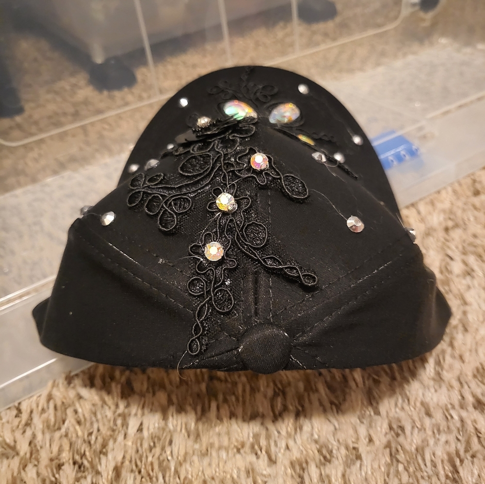 Cap Baseball Rhinestone Black NWT - Picture 4 of 4